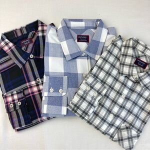 NWT Lot of 3 UNTUCKit Women's Button Down Shirts Size 4 Eugene, Volnay, Marina